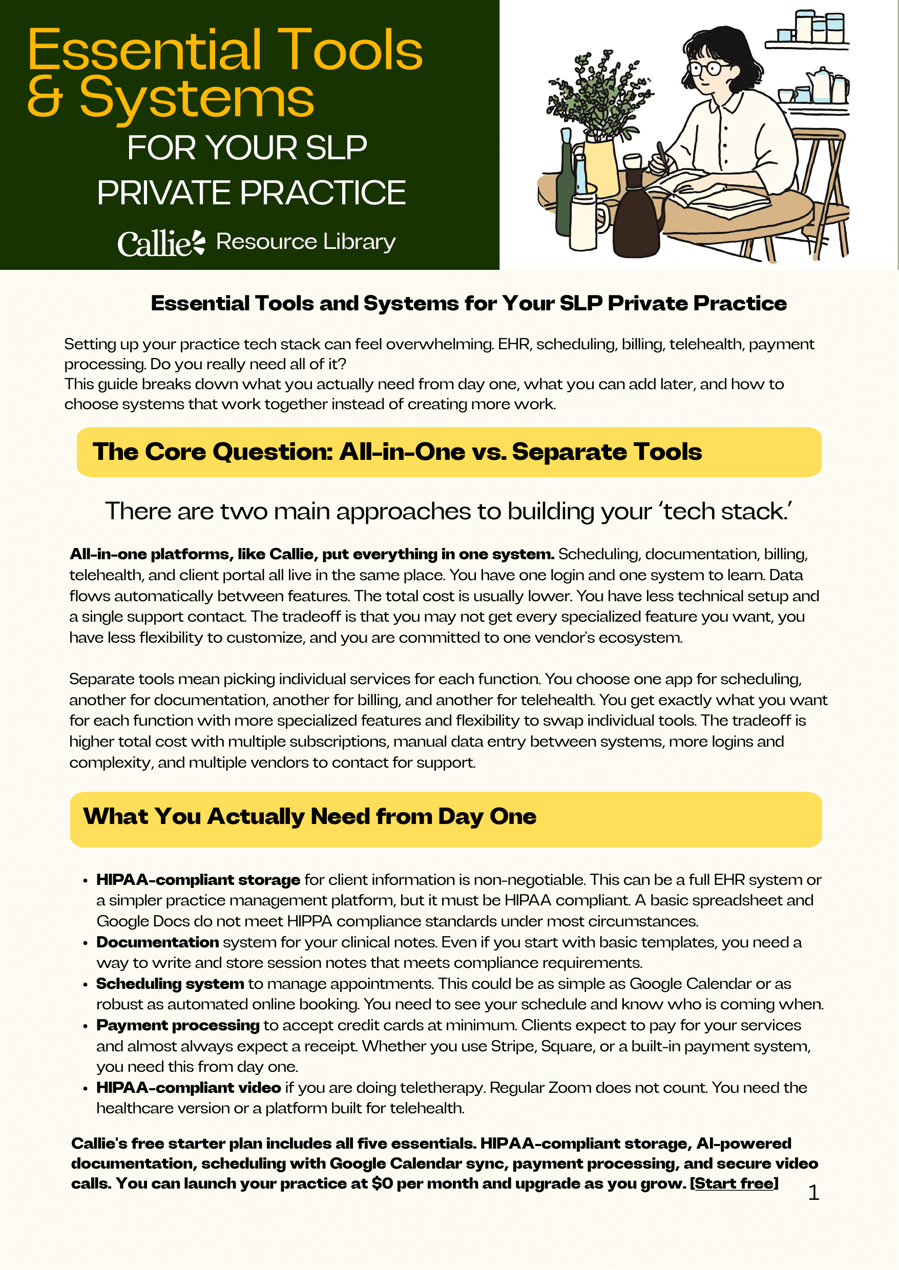 Essential Tools and Systems for Your SLP Private Practice — Page 1