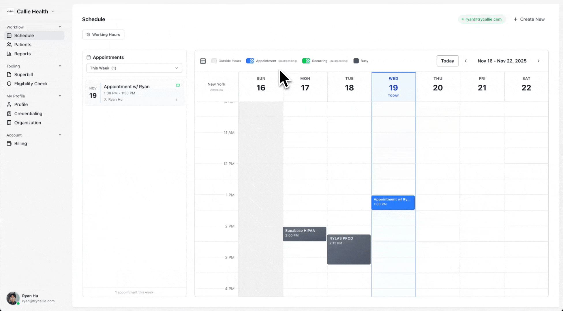 Calendar Integration Demo